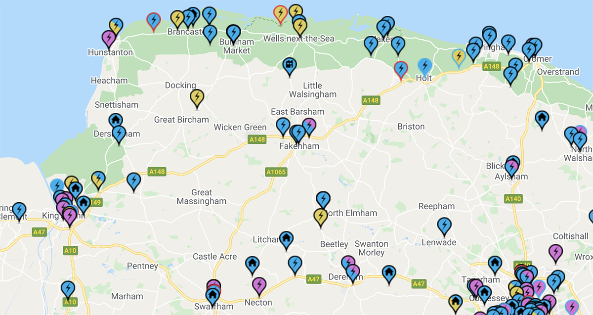 CPublic chargepoints at 11.8.21