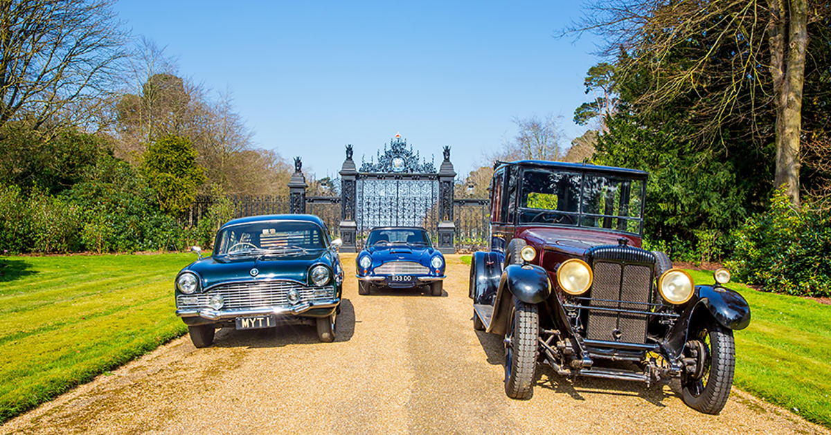 DANPICS 33 Royal Car Aston Martin Sandringham Car Pageant