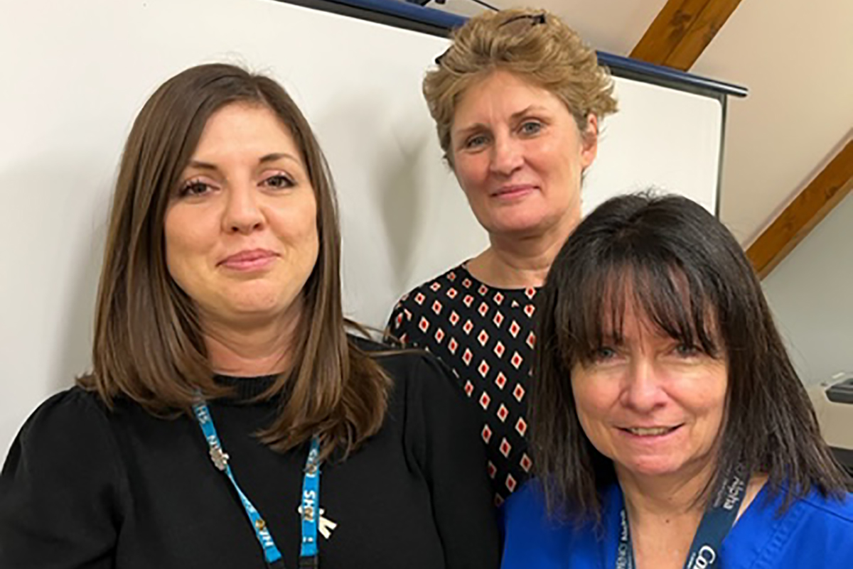 Dr Nally and team Dr Nally and team