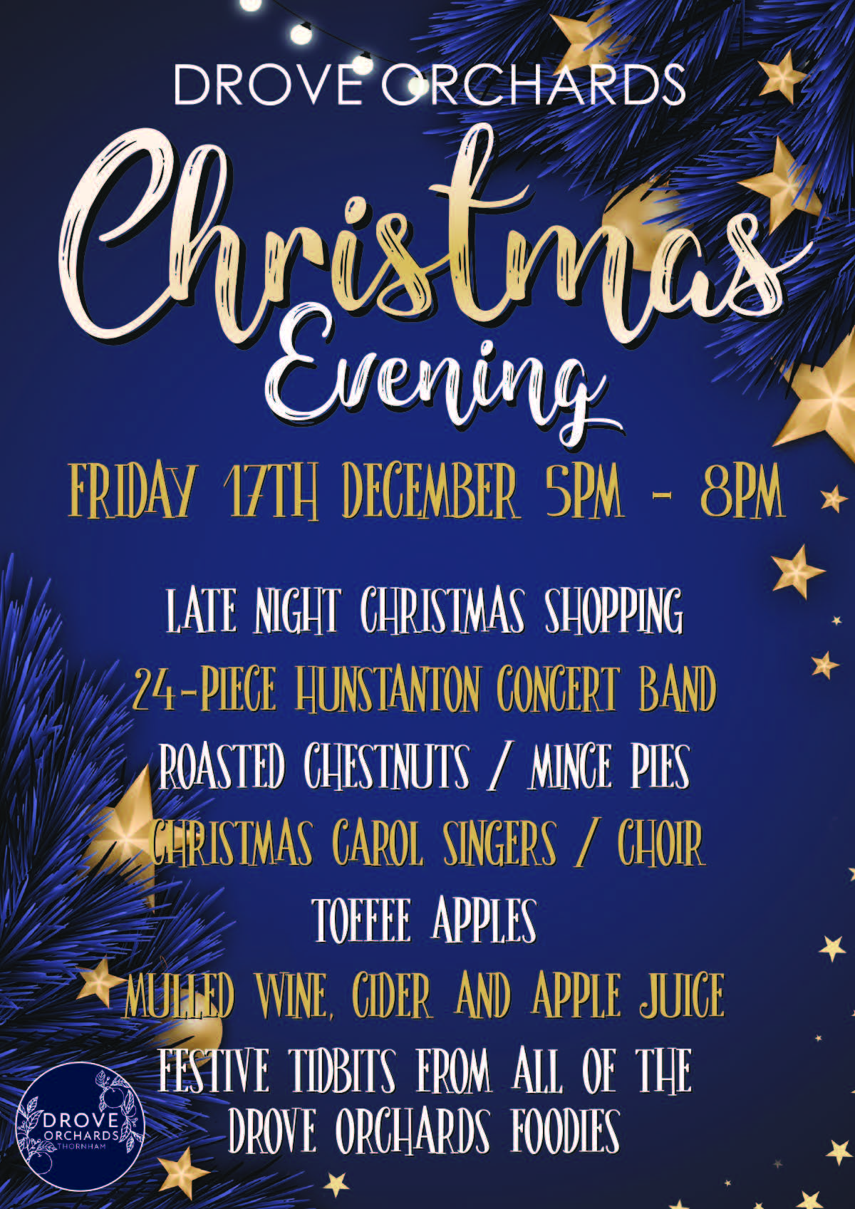 Drove Christmas Evening Poster Drove Christmas Evening Poster