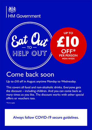 Eat Out to Help Out - table talker