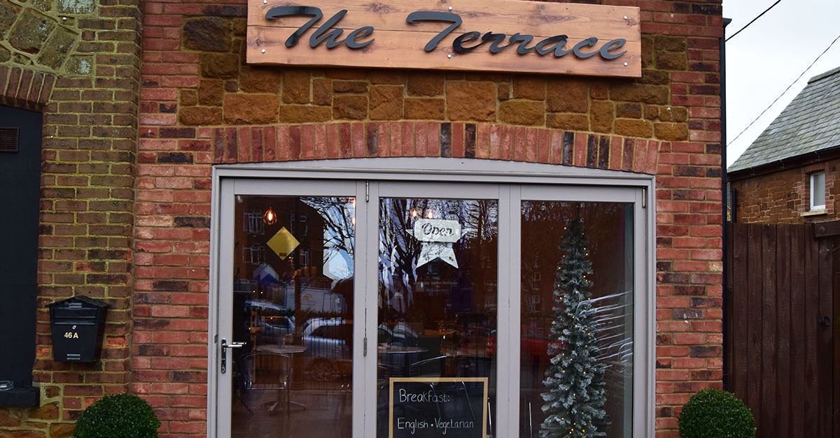 The terrace