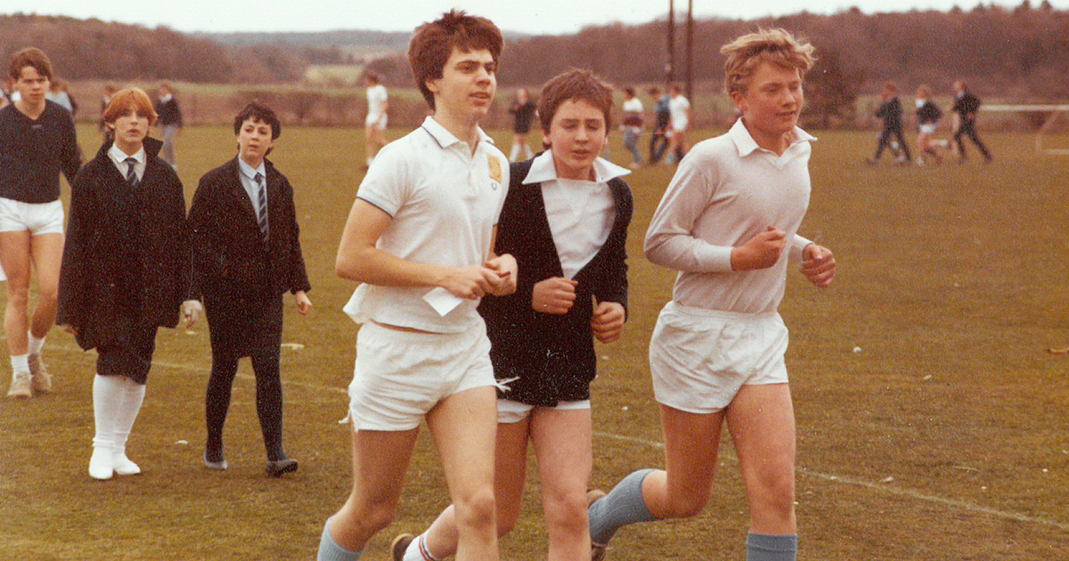 Web boys running Web boys running