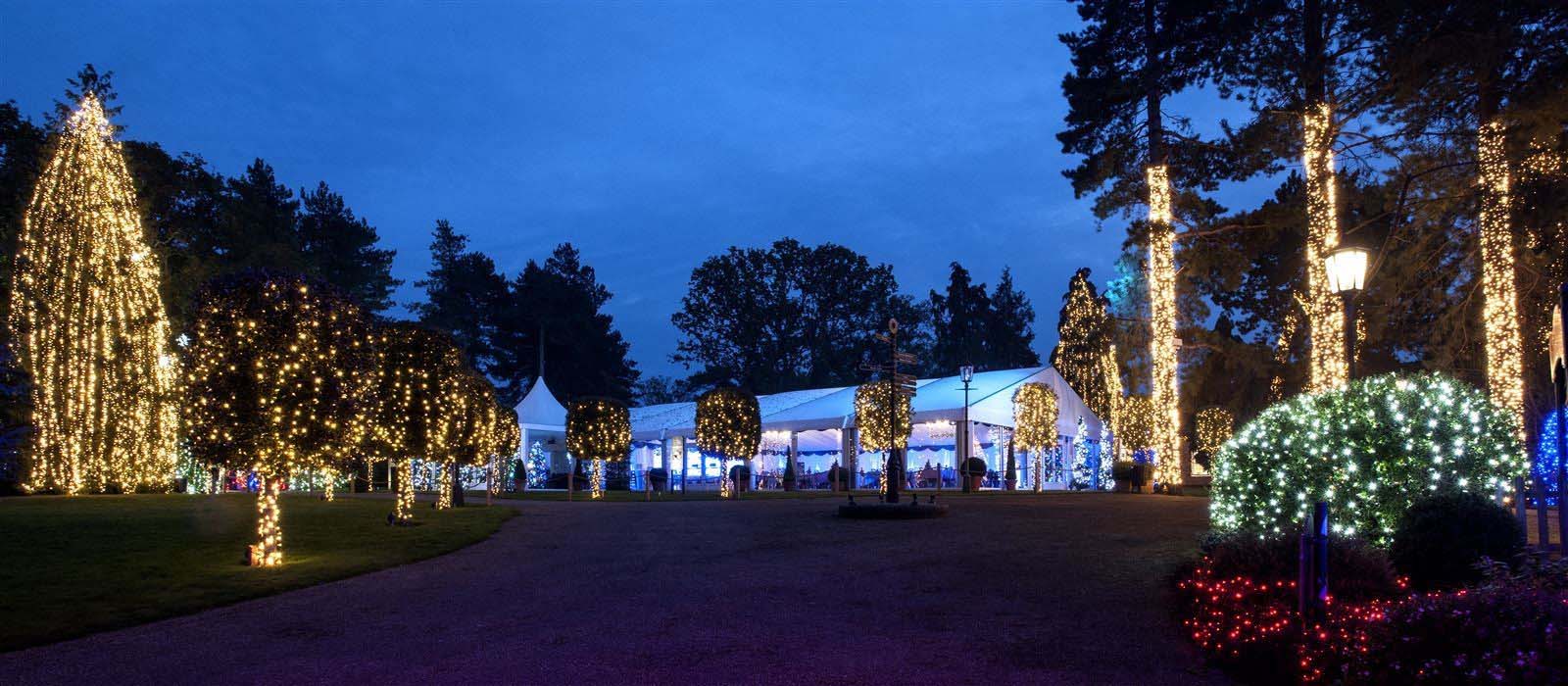 Thursford Christmas Spactacular Illuminations outside as well as inside Thursford Christmas Spactacular Illuminations outside as well as inside
