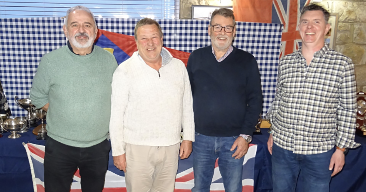WEB Adrian Tebbutt (Commodore), Mark Charnley, Guy Playford (Vice Commodore), Nathan Franklin (Junior Convenor)
