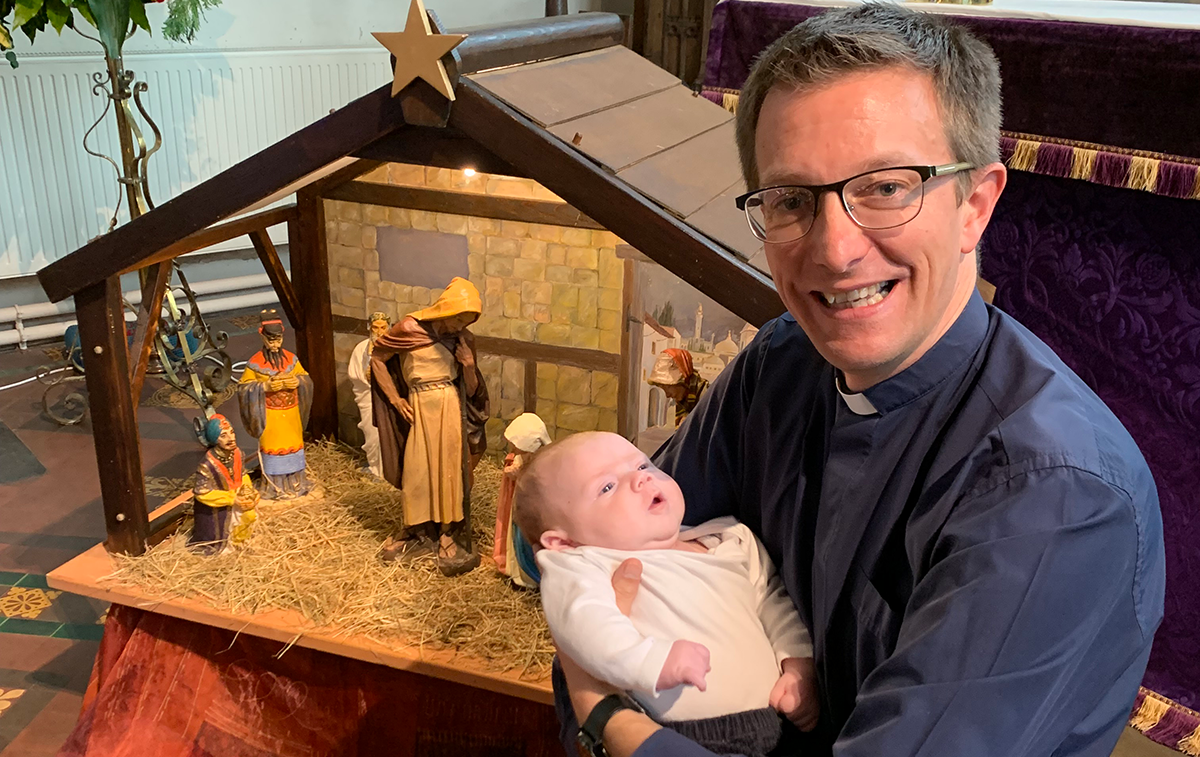 WEB Baby 'Jesus', Rev Mark and Nativity WEB Baby 'Jesus', Rev Mark and Nativity