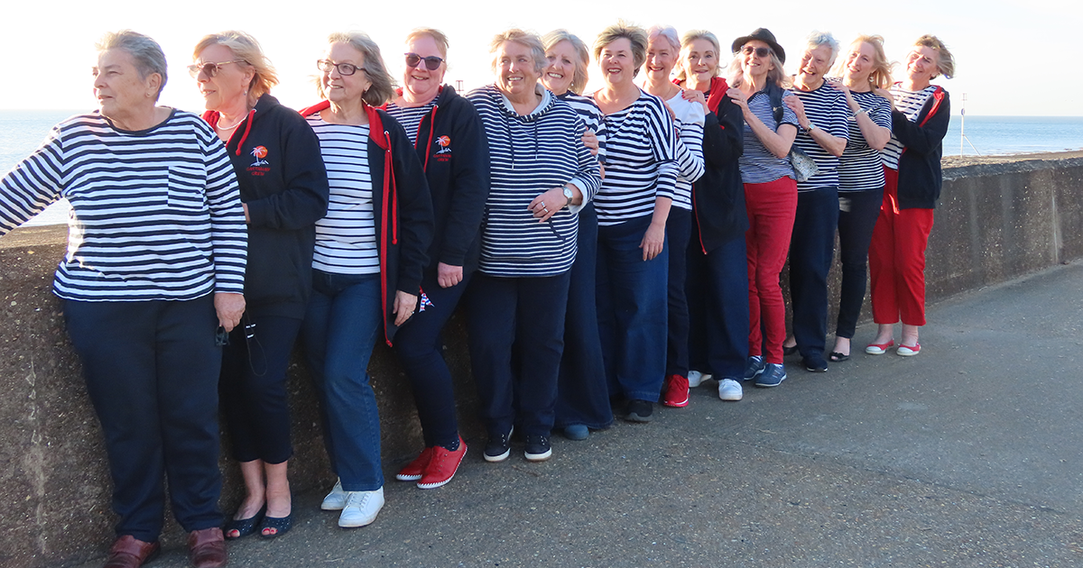 WEB Crew on Hunstanton Prom WEB Crew on Hunstanton Prom