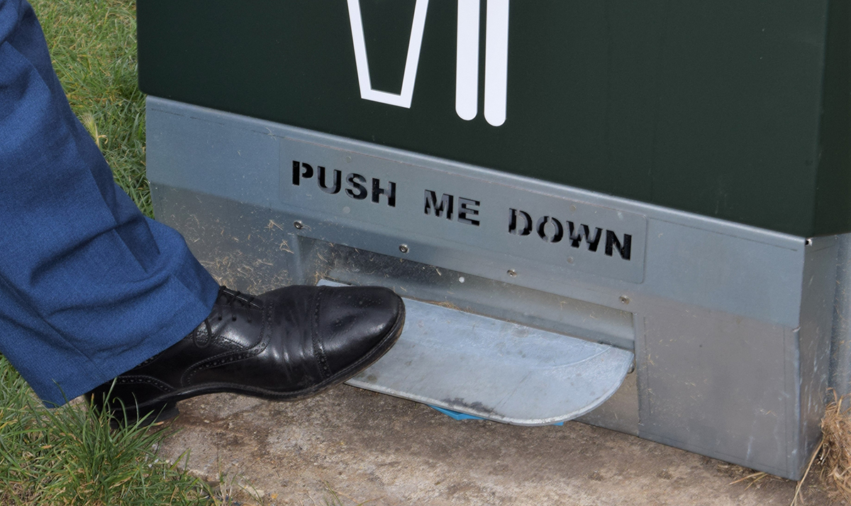 WEB foot on bin Hunstanton Bin 3 WEB foot on bin Hunstanton Bin 3