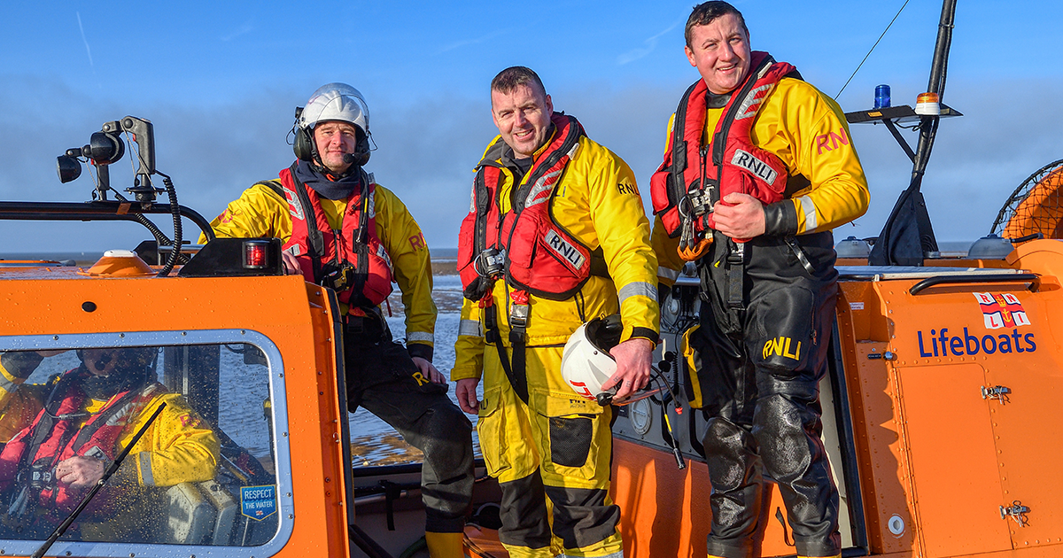 WEB Volunteers from Hunstanton and Skegness on board WEB Volunteers from Hunstanton and Skegness on board