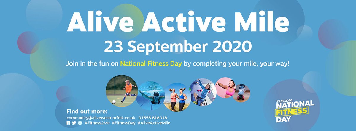 Join in the fun on National Fitness Day, completing your Alive Active mile, your way!