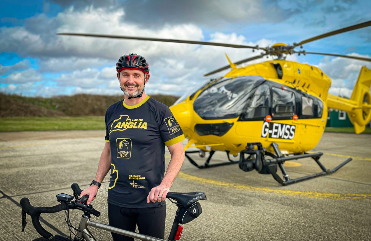 Adrian Flux Lap of Anglia relaunch
