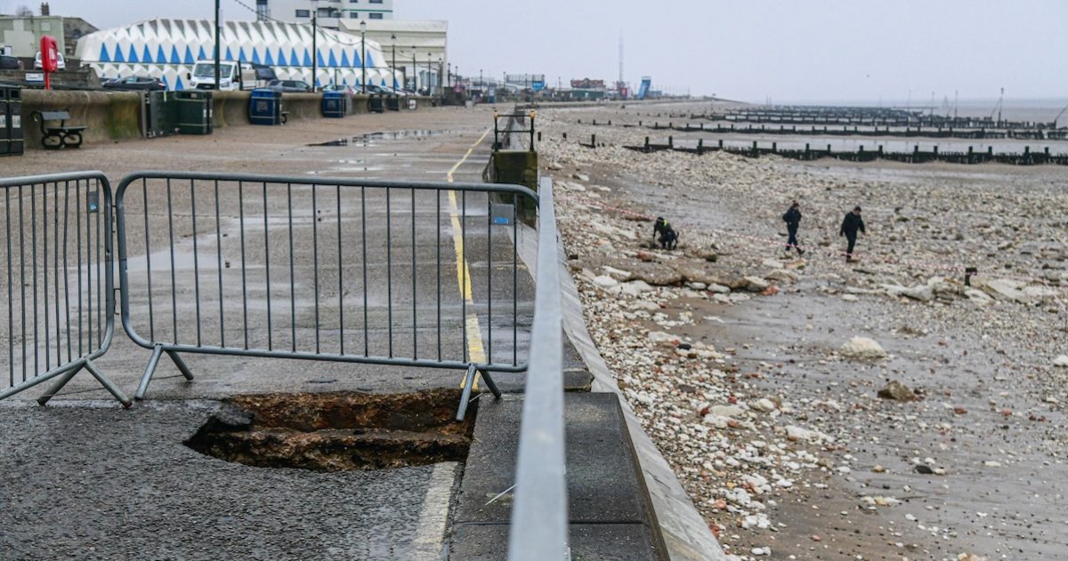 Stabilising Hunstanton's coastal defences