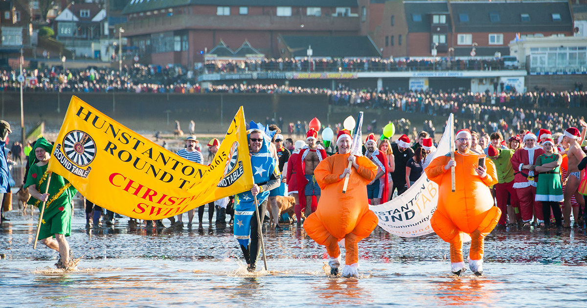 Hunstanton's Christmas Day swim is cancelled