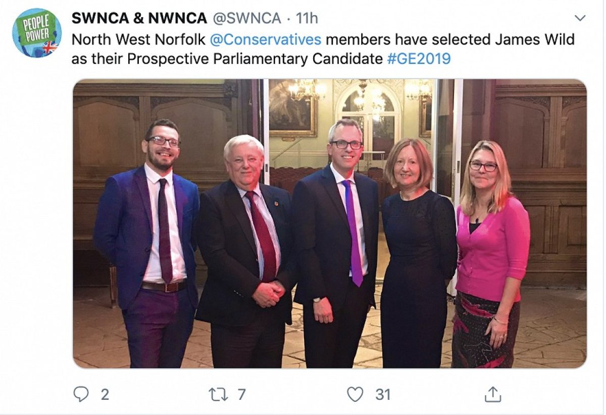 Conservatives select PM's special adviser as their NW Norfolk candidate