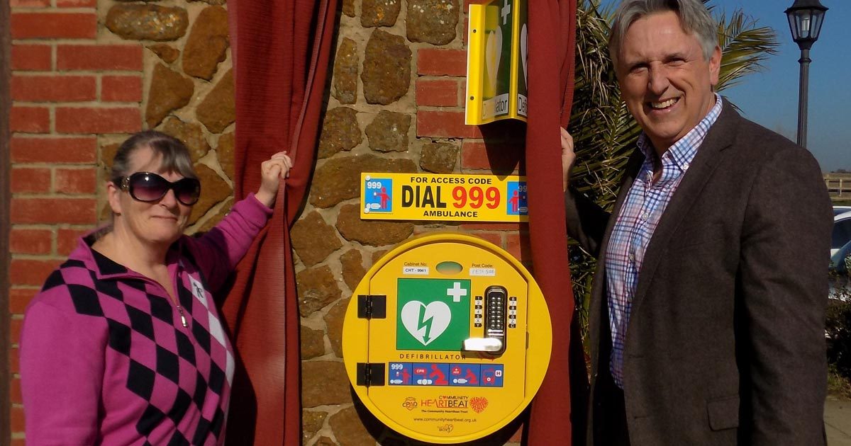 Grand Unveiling of Third Searles Defibrillator