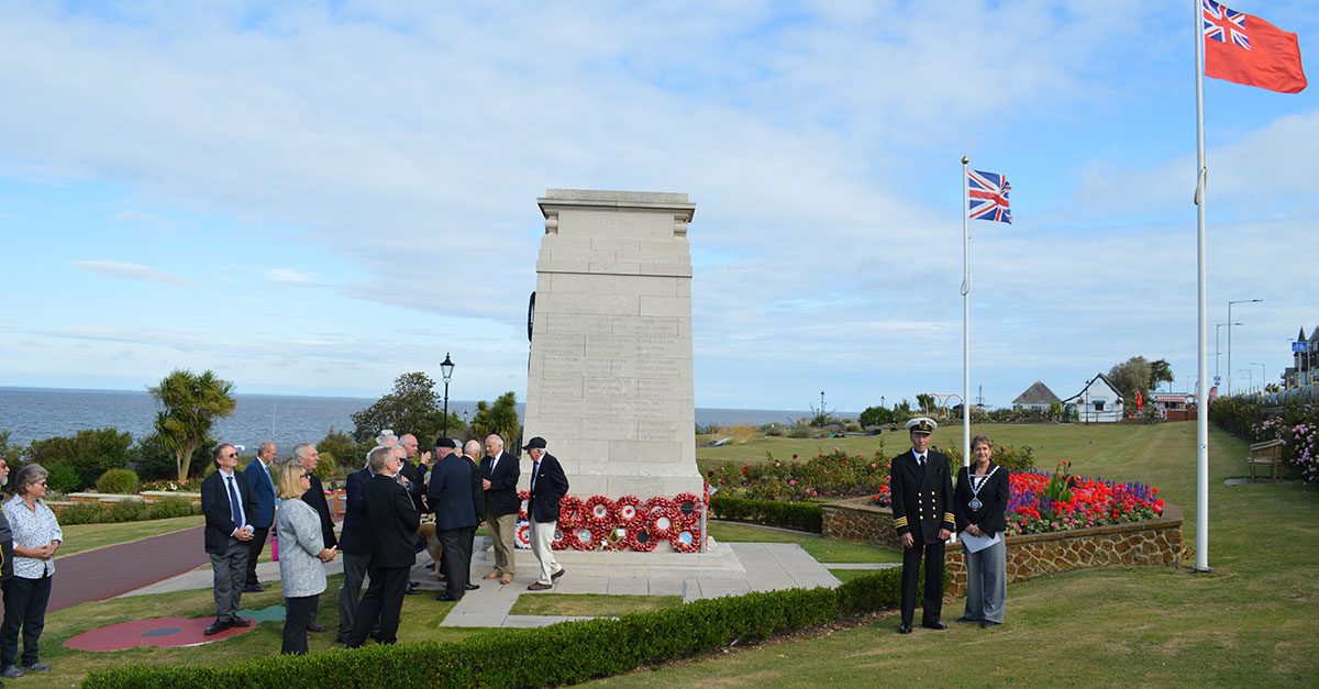 Red Ensign raised for Merchant Navy Day