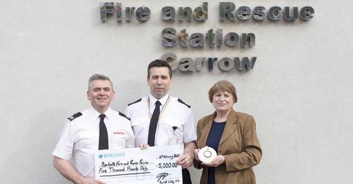 New funding for up to 1000 smoke alarms in Norfolk homes