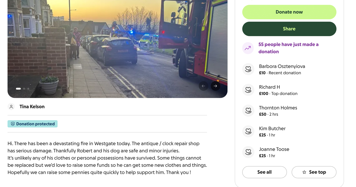 Community rally round to help after house fire