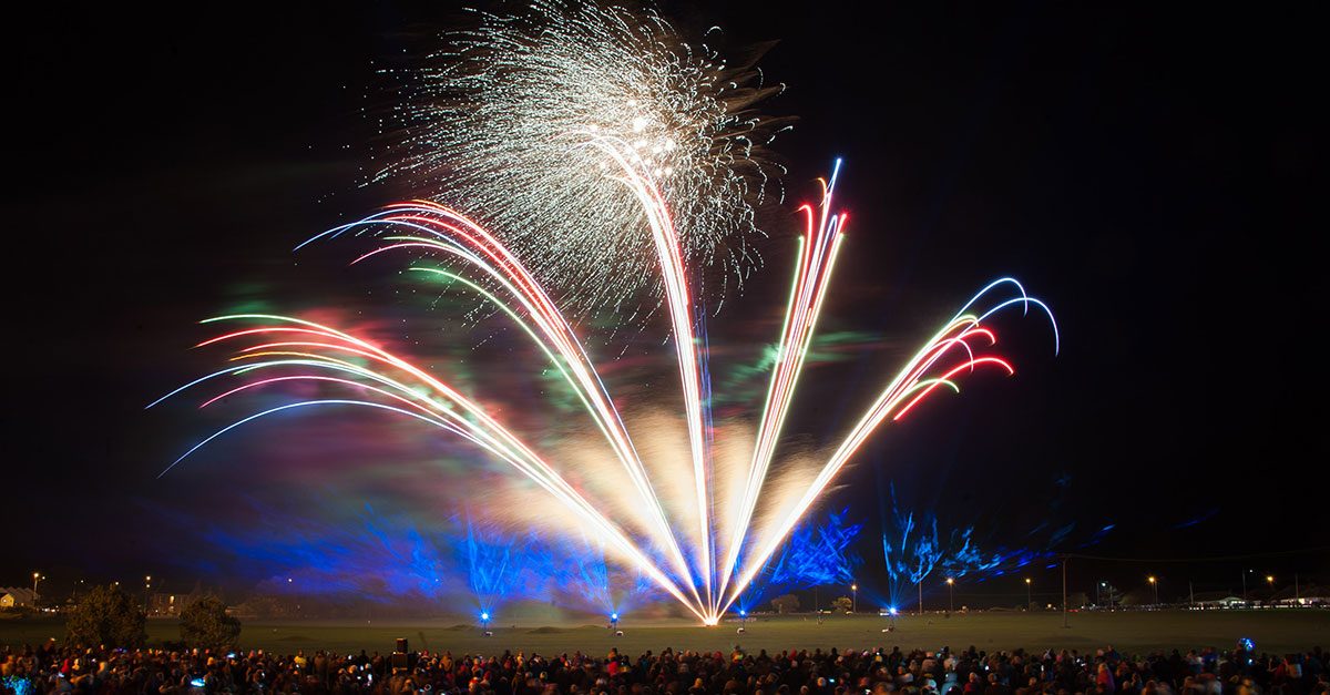'Biggest ever' fireworks display goes off with a bang