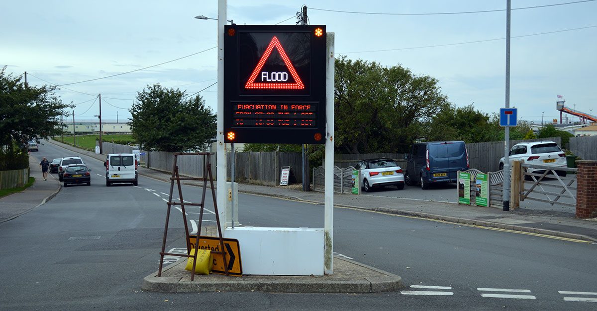 Red alert flood warning declared in Hunstanton