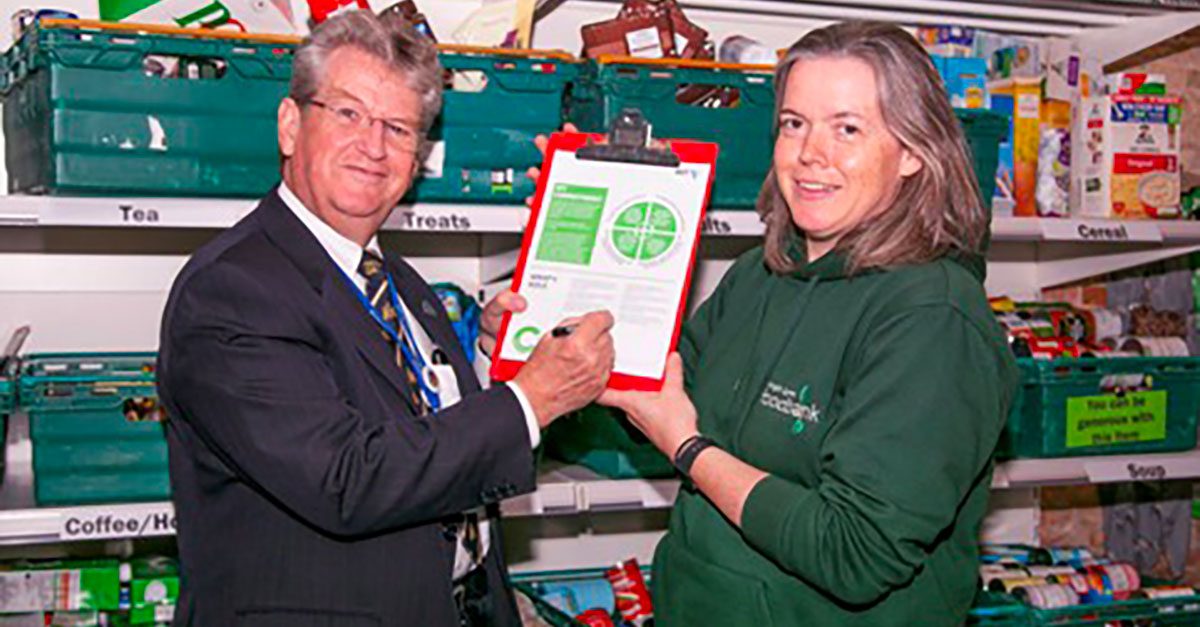 Courtauld agreement signed at King's Lynn Foodbank