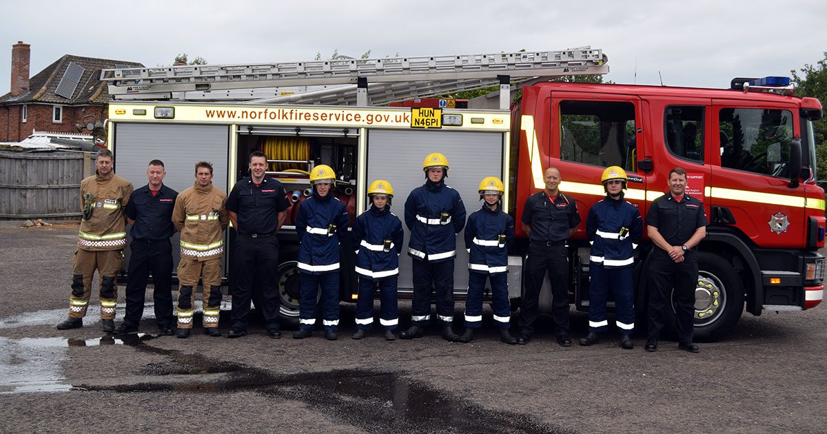 Hunstanton fire station open day is a blast