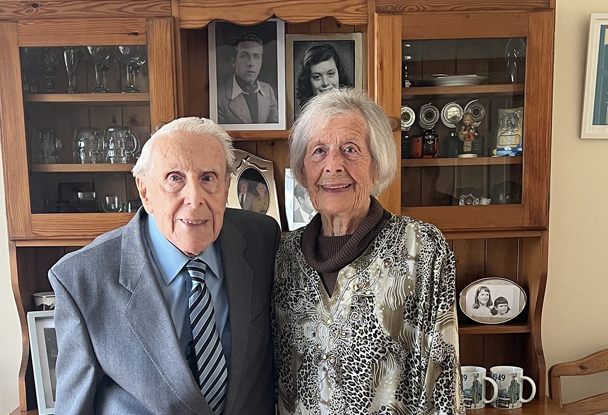 Hunstanton couple celebrate 75 years of marriage
