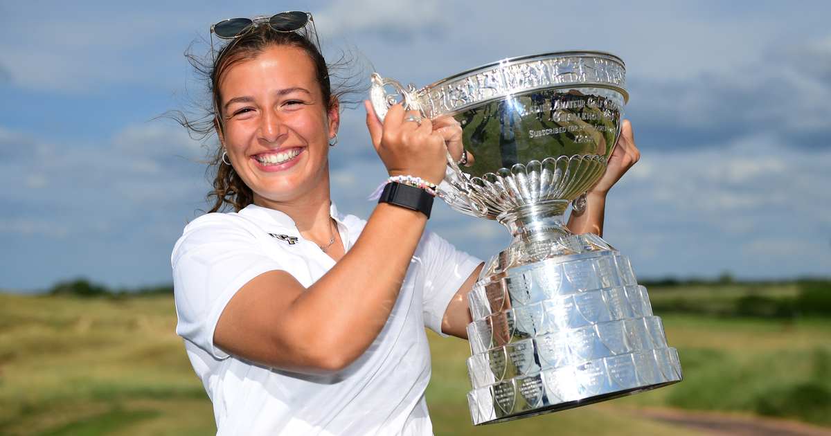 Sensational Jessica Baker wins the Women’s Amateur Golf Championships at Hunstanton Golf Club
