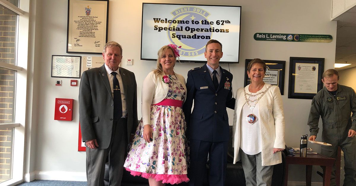 Change of command at USAF 67th: John Maiden