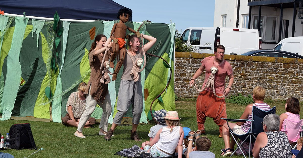 Monkeying around for outdoor theatre
