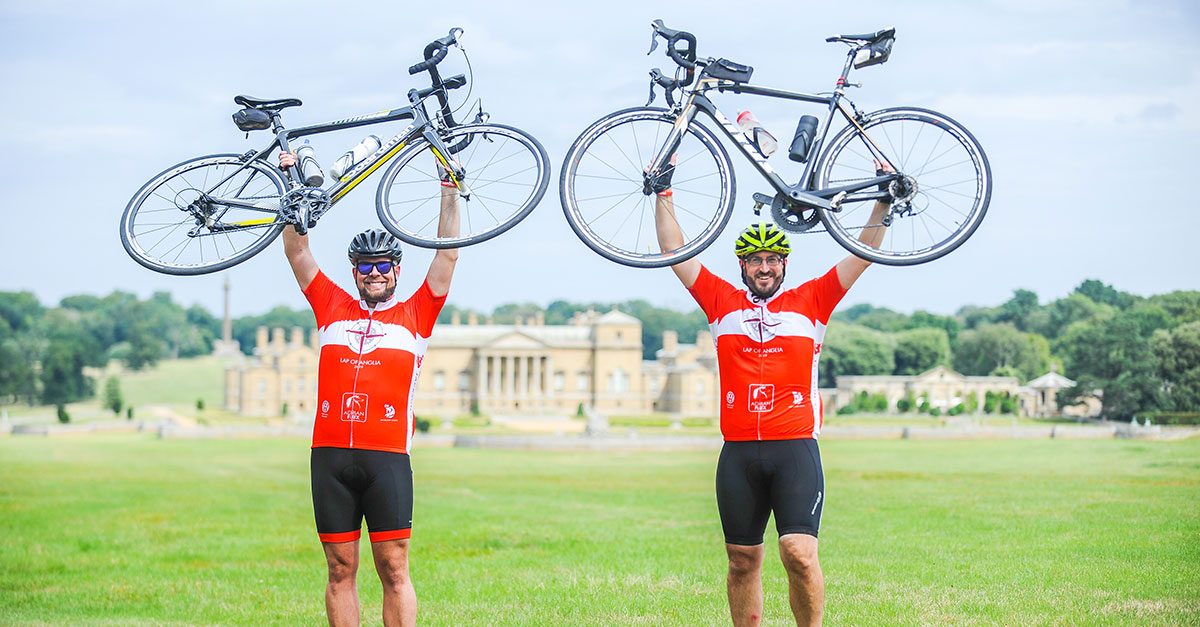 Wheely big triumph for charity cyclists