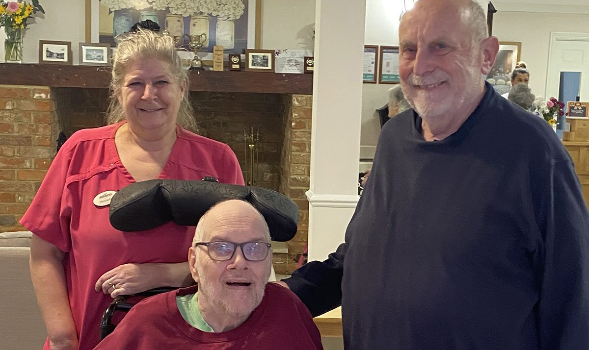 Goodwins Hall Care Home donation to Mencap