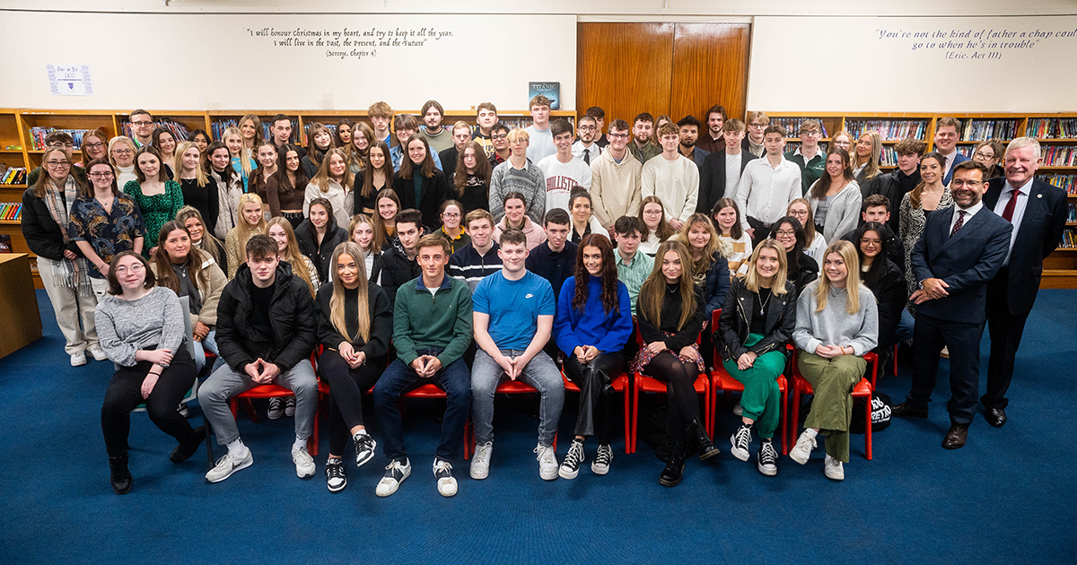 High achieving students celebrate their successes