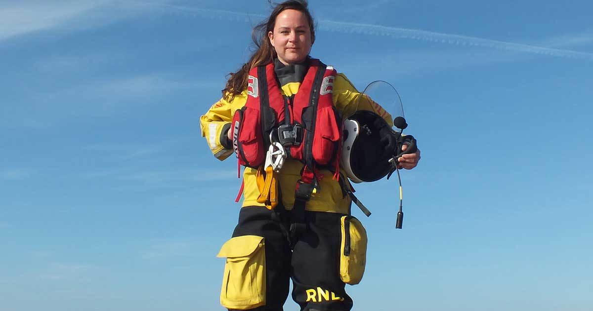 First female Hovercraft Commander at RNLI Hunstanton