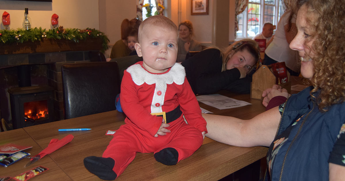 Saturday breakfast with Santa in Snettisham