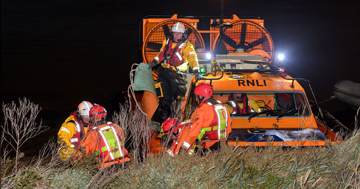Hunstanton RNLI on lifesaving exercise in King's Lynn