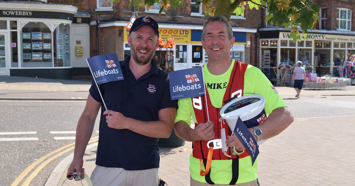 Flying the flag for Hunstanton RNLI