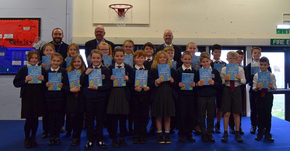 Gift of dictionaries for Hunstanton pupils