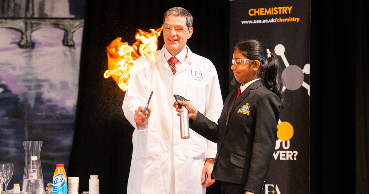Setting imaginations on fire at Lynn school
