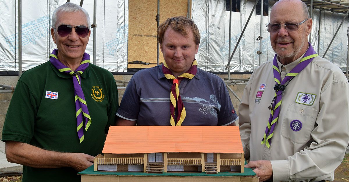 Be prepared to help the Scouts finish their hall