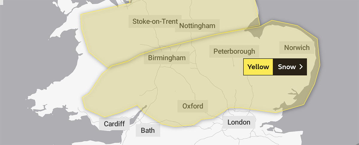 Snow forecast for tonight