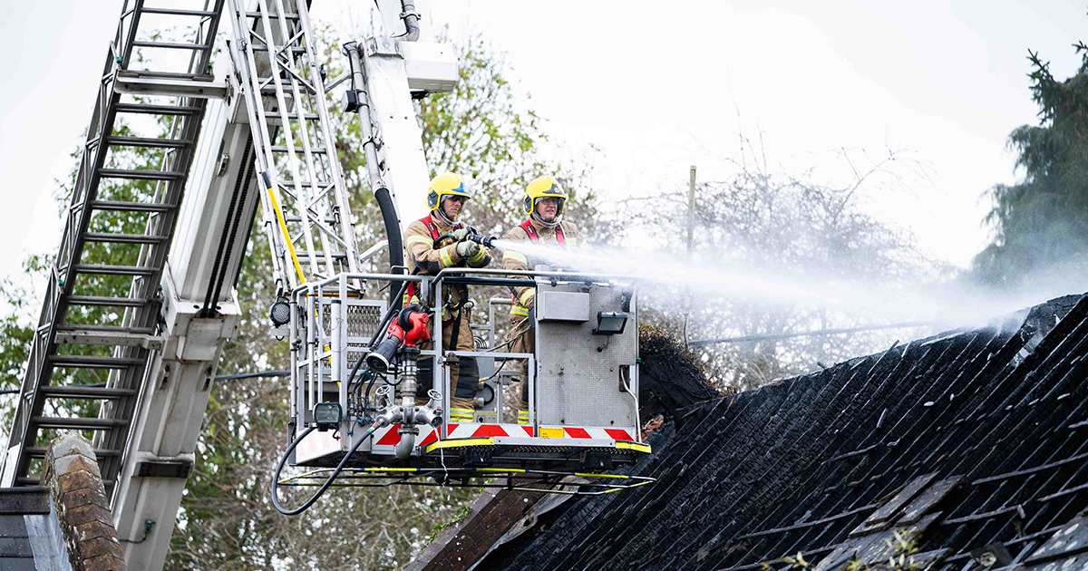 Appliances from seven fire stations called to Dersingham blaze