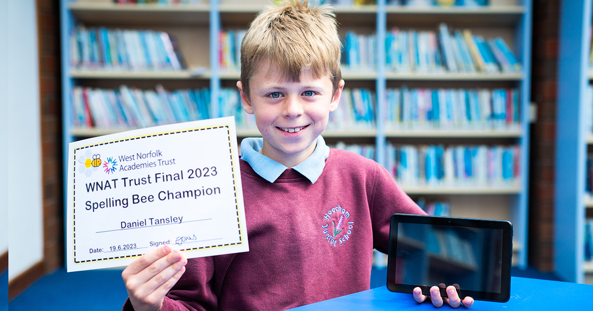 Heacham pupil creates a buzz in spelling contest