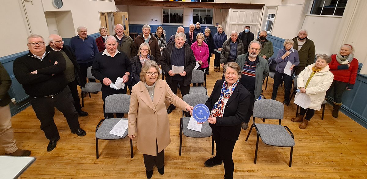 Work of Brancaster volunteers recognised with plaque