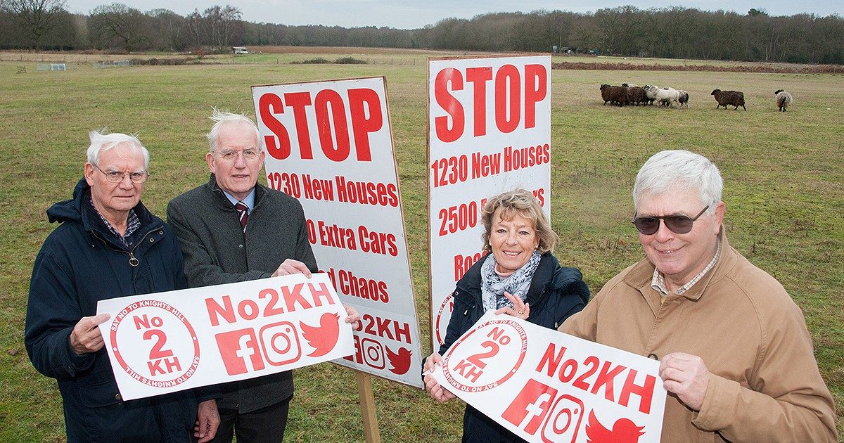 Planning Appeal pulls in national big-hitters to fight Knight's Hill project