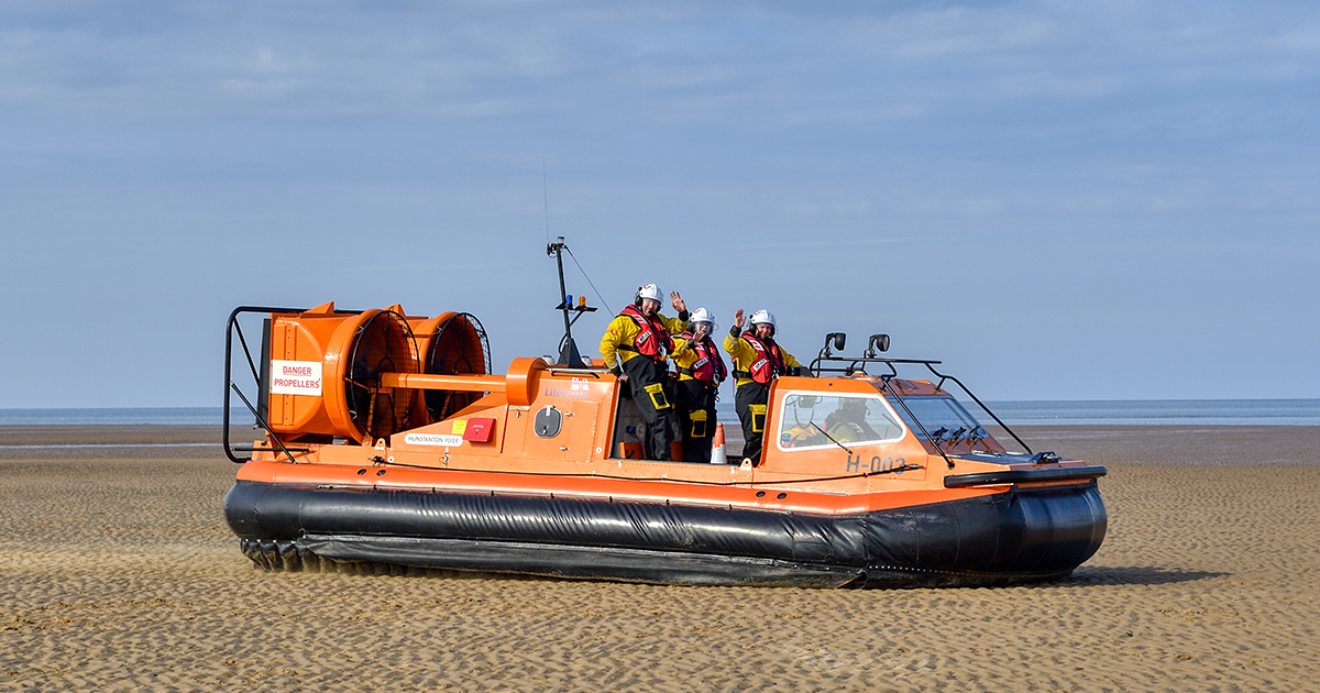 Hunstanton Flyer is celebrating 20 years of saving lives at sea