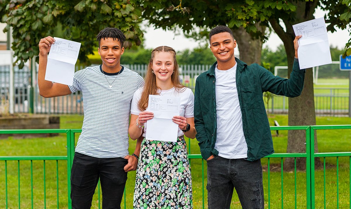 CELEBRATIONS ON A-LEVEL RESULTS DAY