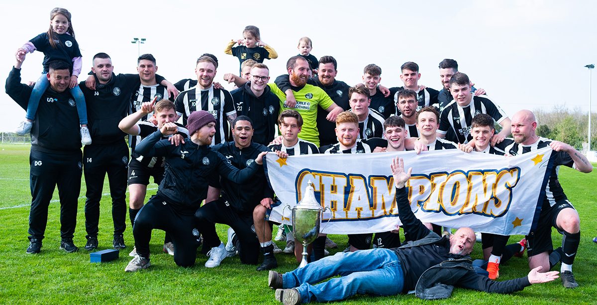 Heacham FC are champions of the Thurlow Nunn Division One