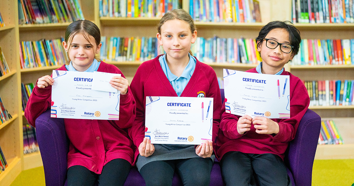 Pupil makes a splash in writing contest