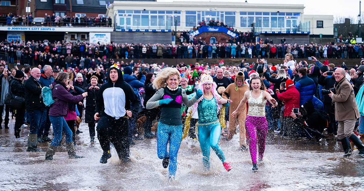 Christmas Swim returns with a big splash